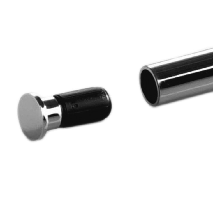 Заглушка для рейлинга Линеро Классик Ø 16мм цвет ХРОМ матовый Kessebohmer | официальный магазин