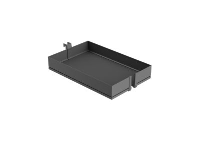КОМПЛЕКТ ПВ Юбокс, Диспенса 90° 300 мм, H 1600-2000, Арена ПЬЮР, 4 полки + 1 Юбокс, цвет АНТРАЦИТ Kessebohmer | официальный магазин